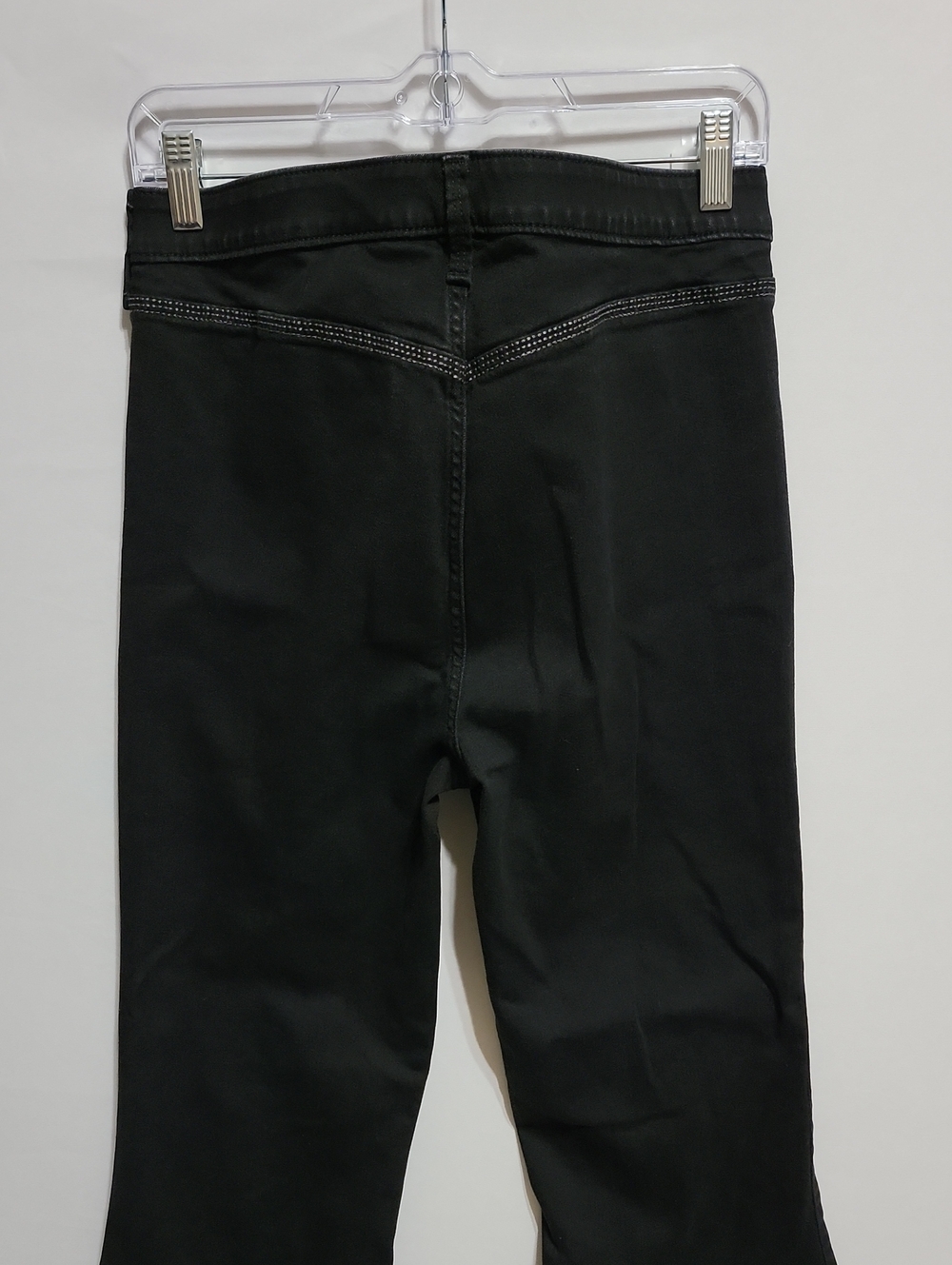Torrid Sky High Flare Jeans Black Size 10T 10 Tall Super Soft Contrast Stitch - Picture 7 of 12